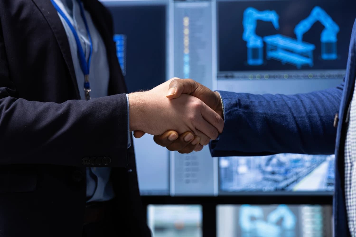 Scene for Smart Contract Escrow Protects Both Parties